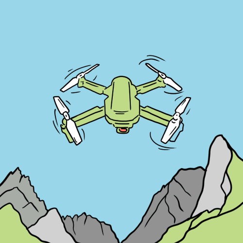 Drone Parc national de la Vanoise