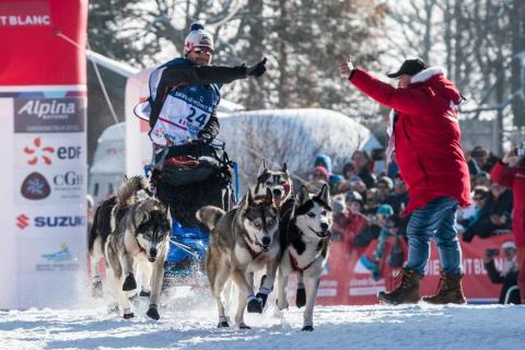 La Grande Odyssée VVF - Val Cenis - La Grande Odyssée - arrivée course